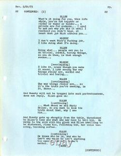 NIGHT MOVES (Sep 17, 1973) Final revised film script for Arthur Penn film