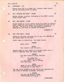 NIGHT MOVES (Sep 17, 1973) Final revised film script for Arthur Penn film