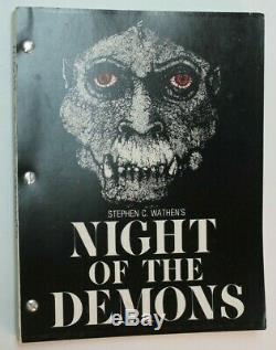 NIGHT OF THE DEMONS / Stephen C. Wathen, 80's Unproduced Screenplay, Unmade Film