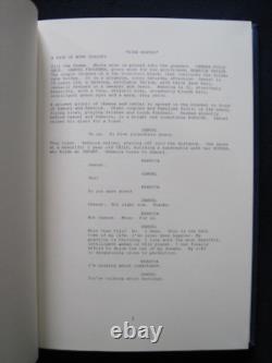 NINE MONTHS SCRIPT SIGNED to CREW MEMBER by ROBIN WILLIAMS CHRIS COLUMBUS FILM