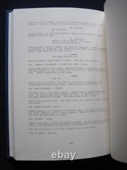 NINE MONTHS SCRIPT SIGNED to CREW MEMBER by ROBIN WILLIAMS CHRIS COLUMBUS FILM