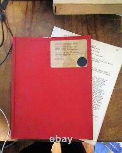 NONE BUT THE LONELY HEART Copy #1 of Film Script from the RKO Studio Archive