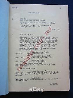 NOTHING BUT TROUBLE LAUREL & HARDY Film ORIGINAL SCRIPT