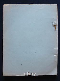 NOTHING BUT TROUBLE LAUREL & HARDY Film ORIGINAL SCRIPT