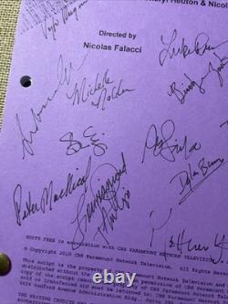 NUMB3RS tv Show Script Television Numbers SHOW Movie Cast SIGNED Autographs i24