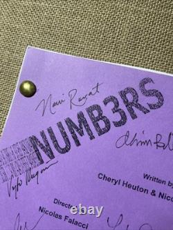NUMB3RS tv Show Script Television Numbers SHOW Movie Cast SIGNED Autographs i24