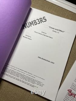 NUMB3RS tv Show Script Television Numbers SHOW Movie Cast SIGNED Autographs i24