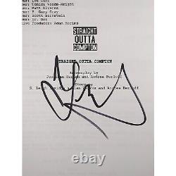 NWA DJ Yella Signed Straight Outta Compton Movie Script Beckett Authentic Rap