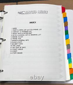 Nacho Libre Movie Production Script Storyboard Shooting Schedule Asst. Director