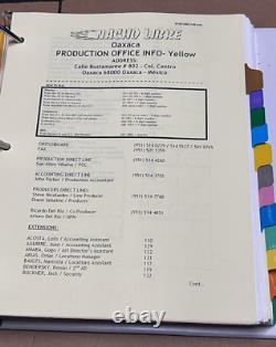 Nacho Libre Movie Production Script Storyboard Shooting Schedule Asst. Director