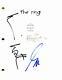 Naomi Watts, Gore Verbinski, Hans Zimmer Signed Autograph The Ring Movie Script