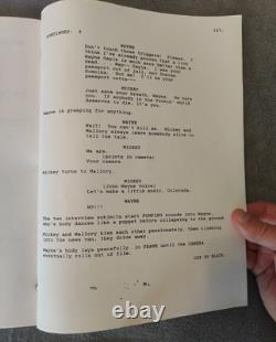 Natural Born Killers Original Movie Script RARE Quentin Tarantino 1994