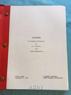 Nickelodeon Film Script By Peter Bogdanovich