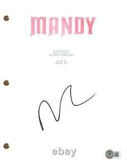 Nicolas Cage Signed Autograph Mandy Movie Script Screenplay Horror Beckett COA