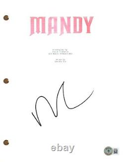 Nicolas Cage Signed Autograph Mandy Movie Script Screenplay Horror Beckett COA
