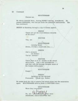 Nigel Kneale QUATERMASS AND THE PIT Original screenplay for the 1967 #162979