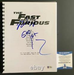 Noel Gugliemi Autographed The Fast And The Furious Movie Script Signed BAS COA