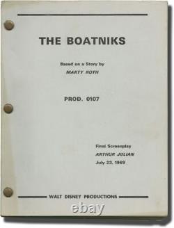 Norman Tokar BOATNIKS Original screenplay for the 1970 film 1969 #136136