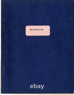 OBLONG BOX, THE (Nov 13, 1968) UK film script for Edgar Allan Poe adaptation