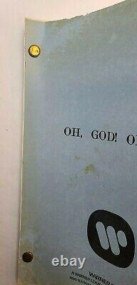 OH, GOD! BOOK II / 1980 Screenplay, George Burns god fantasy sequel film