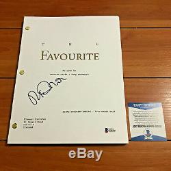OLIVIA COLEMAN SIGNED THE FAVOURITE MOVIE SCRIPT SCREENPLAY with BECKETT BAS COA