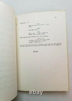 ON THE NICKEL / Ralph Waite 1978 Screenplay, Alcoholics Anonymous Cult Film