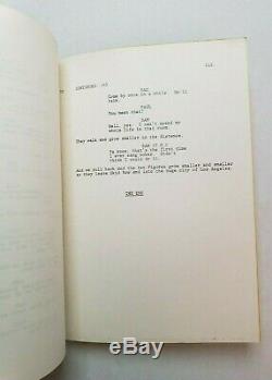 ON THE NICKEL / Ralph Waite 1978 Screenplay, Alcoholics Anonymous Cult Film