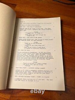 ORDINARY PEOPLE Original Second Draft 1979 Movie Script many notes