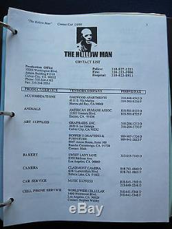 ORIGINAL ARCHIVE of HOLLOW MAN Production Material & Script KEVIN BACON Film