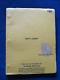 Original Dirty Harry Script Signed By Clint Eastwood, 1st Ed. In Studio Covers