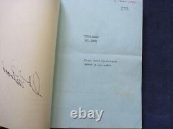 ORIGINAL DIRTY HARRY SCRIPT SIGNED by CLINT EASTWOOD, 1st ED. In STUDIO COVERS