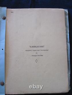 ORIGINAL EARLY CARBON TYPE SCRIPT of LAUREL & HARDY FILM, THE DANCING MASTERS