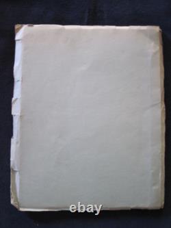 ORIGINAL EARLY CARBON TYPE SCRIPT of LAUREL & HARDY FILM, THE DANCING MASTERS