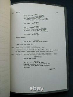 ORIGINAL FILM SCRIPT ARTHUR starring DUDLEY MOORE, LIZA MINNELLI, JOHN GIELGUD