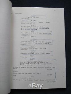 ORIGINAL FILM SCRIPT PIRANHA, Directed by JOE DANTE BRADFORD DILLMAN'S Copy