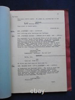 ORIGINAL FILM SCRIPT for A CERTAIN SMILE Actor BRADFORD DILLMAN'S Copy wi Notes