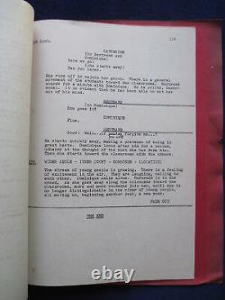 ORIGINAL FILM SCRIPT for A CERTAIN SMILE Actor BRADFORD DILLMAN'S Copy wi Notes