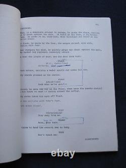 ORIGINAL FILM SCRIPT for MAN OUTSIDE BRADFORD DILLMAN'S Copy with His Notes