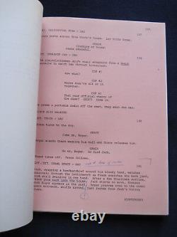 ORIGINAL FILM SCRIPT for MAN OUTSIDE BRADFORD DILLMAN'S Copy with His Notes