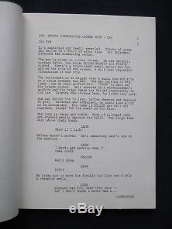 ORIGINAL Film SCRIPT BLADE RUNNER SIGNED & INSCRIBED by Actor JOSEPH TURKEL
