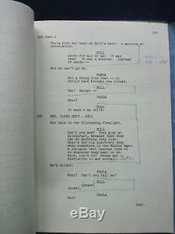 ORIGINAL Film SCRIPT The Mephisto Waltz BRADFORD DILLMAN'S COPY with His Notes