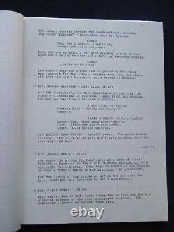 ORIGINAL Film Script HEROES STAND ALONE BRADFORD DILLMAN'S Copy wi His Notes
