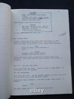 ORIGINAL Film Script HEROES STAND ALONE BRADFORD DILLMAN'S Copy wi His Notes