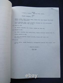 ORIGINAL Film Script HEROES STAND ALONE BRADFORD DILLMAN'S Copy wi His Notes