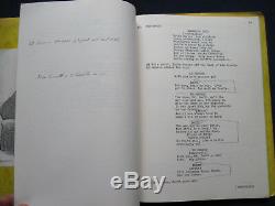 ORIGINAL Film Script THE LINCOLN CONSPIRACY Actor BRADFORD DILLMAN'S Copy