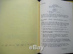 ORIGINAL Film Script THE LINCOLN CONSPIRACY Actor BRADFORD DILLMAN'S Copy