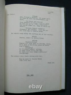 ORIGINAL PRESENTATION SCRIPT for FINIAN'S RAINBOW FRANCIS FORD COPPOLA Film