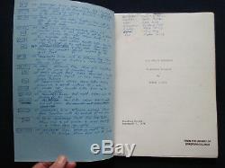 ORIGINAL ROBERT MITCHUM Film Script THE AMSTERDAM KILL BRADFORD DILLMAN'S Copy