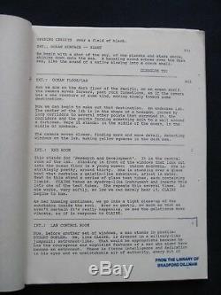 ORIGINAL ROGER CORMAN Film Script LORDS OF THE DEEP BRADFORD DILLMAN'S Copy