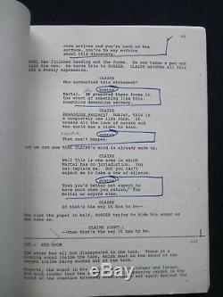 ORIGINAL ROGER CORMAN Film Script LORDS OF THE DEEP BRADFORD DILLMAN'S Copy